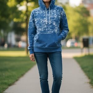 Cotton Citizen Blue Tie-Dye Sweater